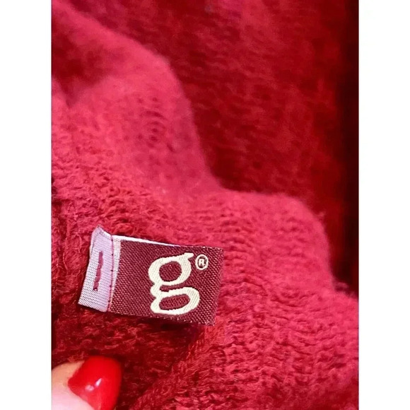 Women's Sleeveless Zig-Zag Knit Open Front Poncho Cardigan Vest with Fringe OS - Picture 3 of 4